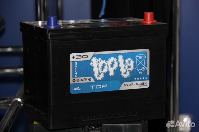 Аккумуляторы Topla 75Ah Asia Обратная полярность
