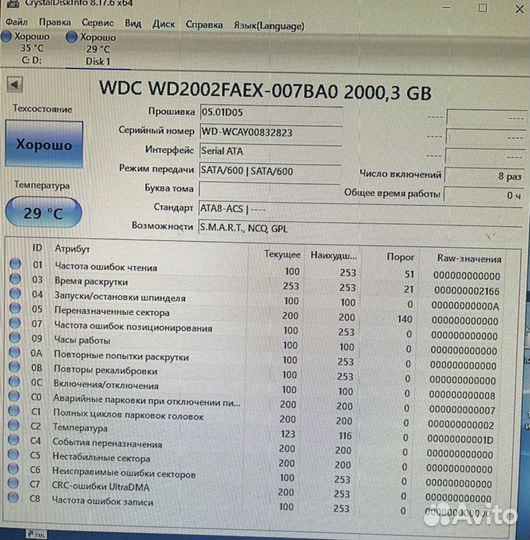 Жесткий диск wd black 2tb