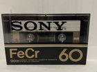 Аудиокассета sony FeCr 60 запечатанная