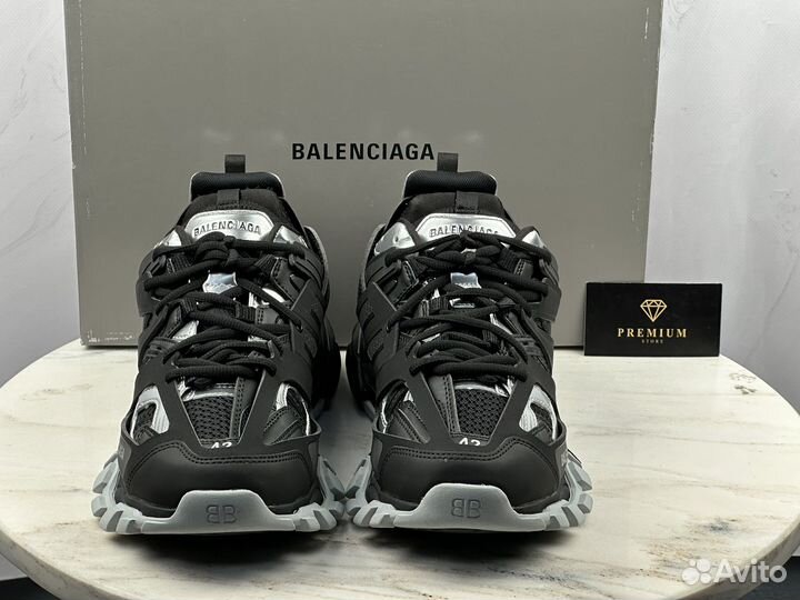 Кроссовки Balenciaga Track Sneaker Black Silver