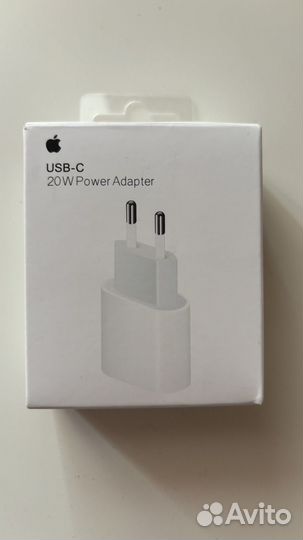 Apple USB-C 20W, зарядное устройство, адаптер