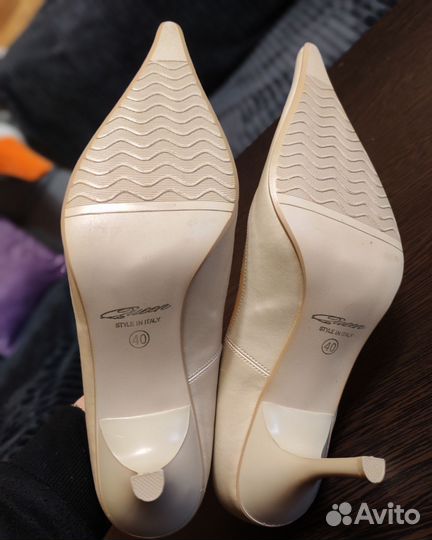 Туфли бежевые