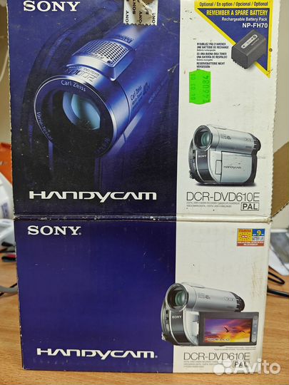 Sony dcr-dvd610e