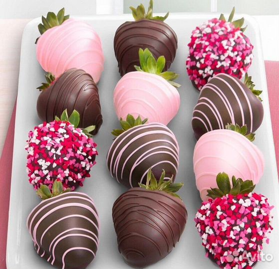 Клубника в шоколаде букеты