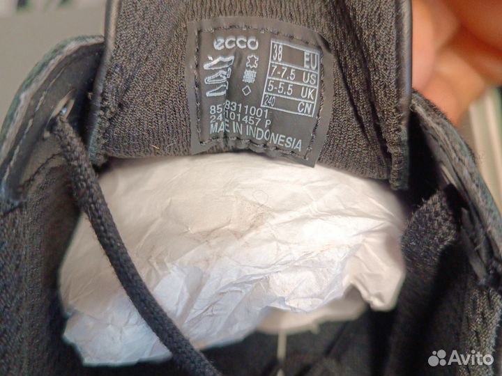 Женские 38/39 кеды ecco soft classic W