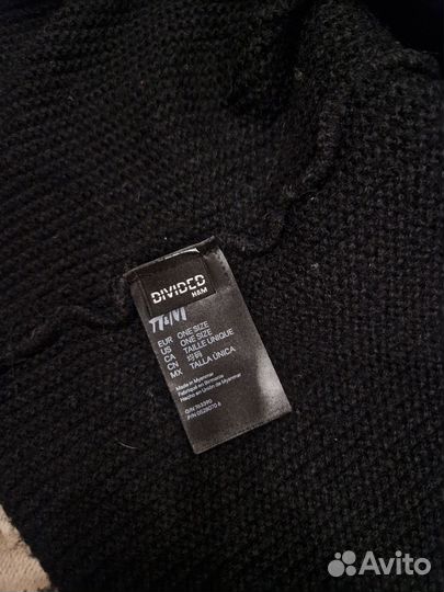 Шарф снуд черный женский