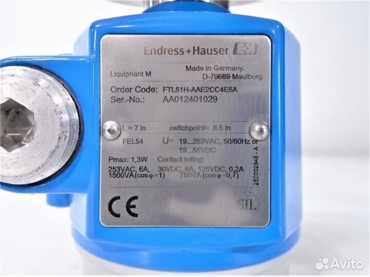 Приборы Endress Hauser / лот qpaoc 74318