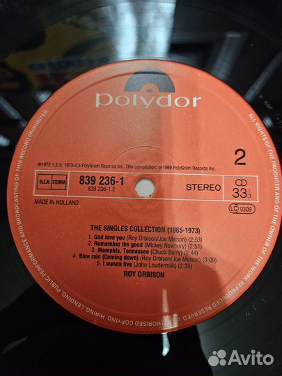 Roy Orbison – The Singles Collection 1965-1973