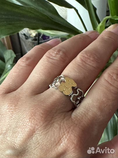 Кольцо мишка Tous