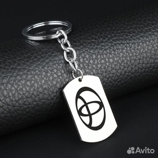 Брелок жетон для ключей с логотипом 