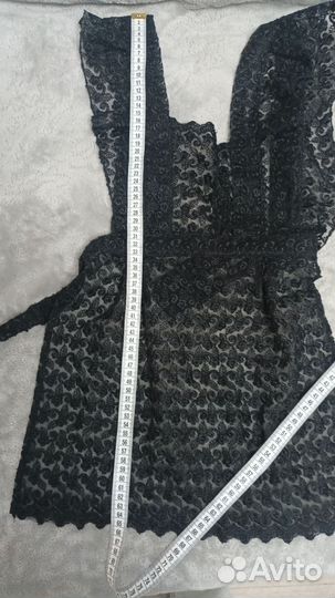 Школьный фартук черный