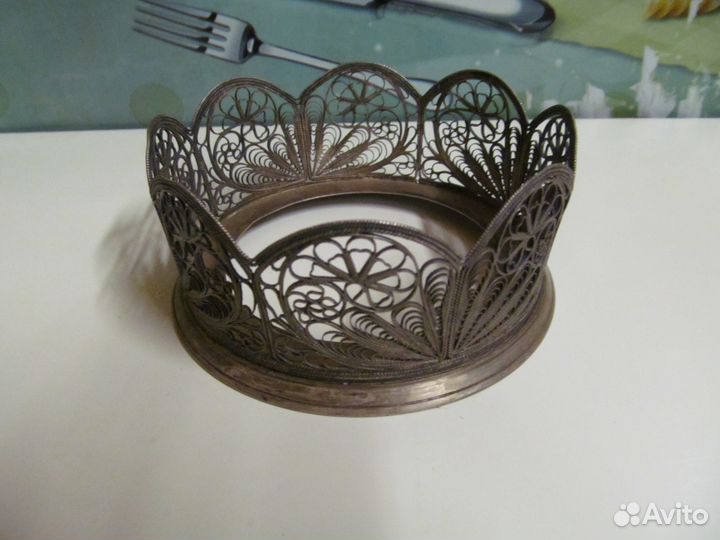 Подстаканник и конфетница