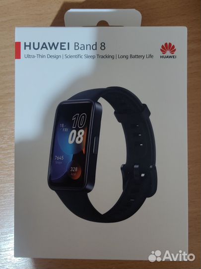 Фитнес браслет Huawei Band 8, чёрный