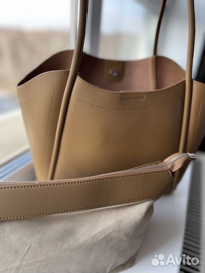 Сумка - шопер из натуральной кожи новая