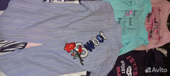 Вещи пакетом на девочку р.134-140