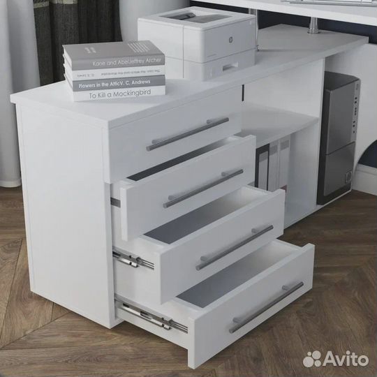 Компьютерный стол белый, новый в наличии