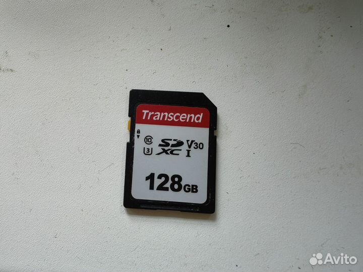 Карта памяти 128гб Transcend sdhc UHS-I Cl3 (U3)