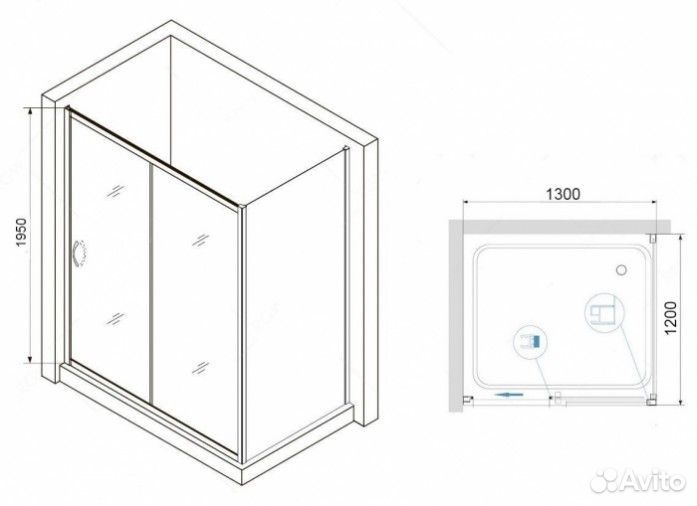 Душевой уголок RGW Passage PA-76B 130x120