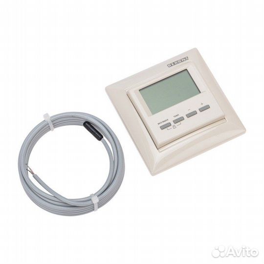 Терморегулятор цифровой rexant RX-511H, бежевый