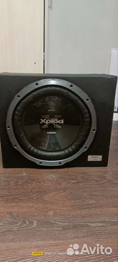 Сабвуфер и усилитель с накопителем