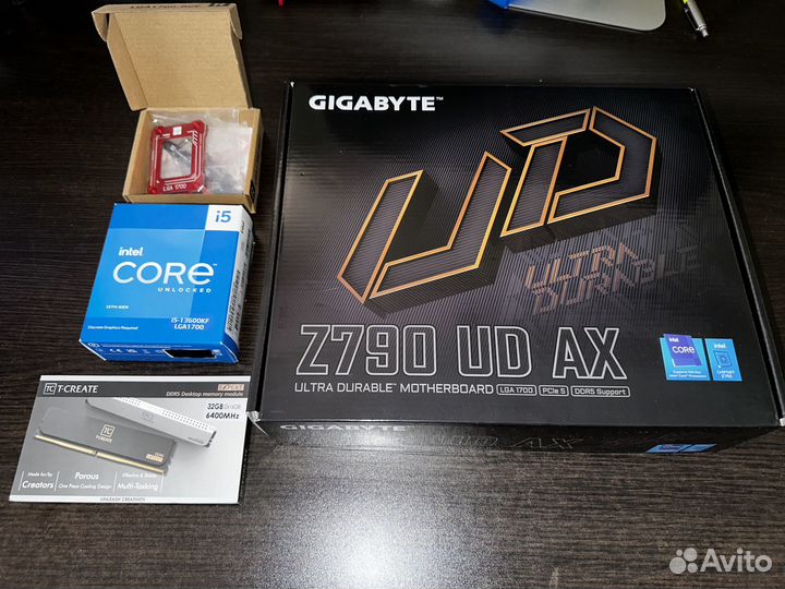 Комплект 13600KF / GIG Z790 WiFi / 32GB DDR5 6400