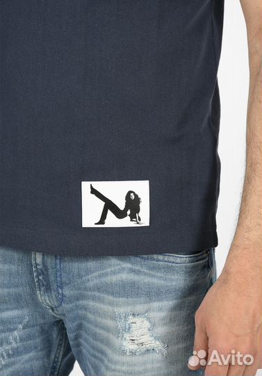 Calvin klein 205W39NYC Stripe Detail Jersey Tee