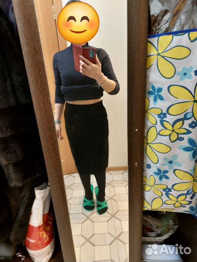 Бархатная юбка