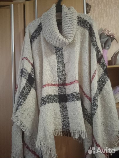 Пончо женское