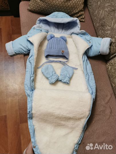 Конверт зимний на овчине