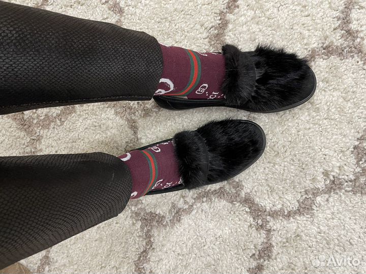 Зимние лоферы