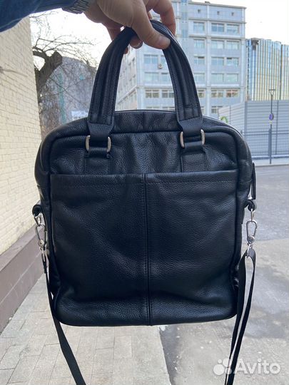 Мужской кожаный портфель Medvedkovo