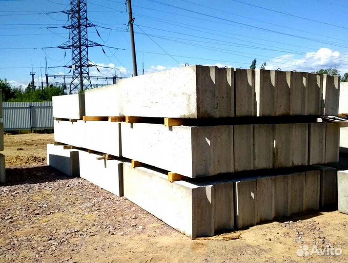 Фундаментные блоки 50 шт