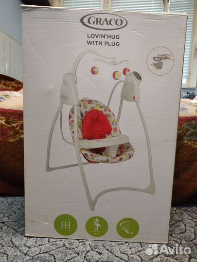 Детские электронные качели graco