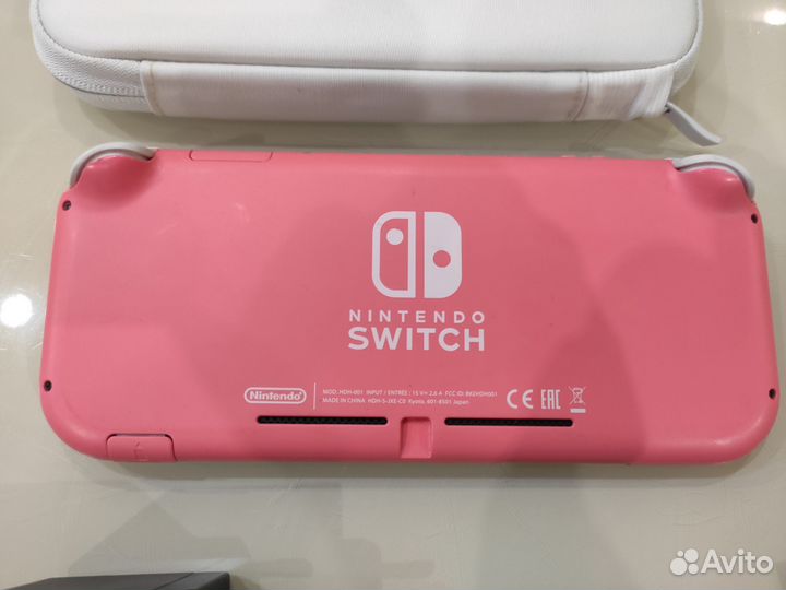 Nintendo switch lite 32gb+128gb прошитая