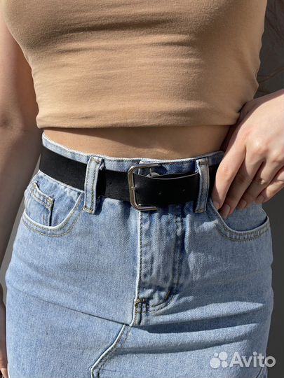 Юбка джинсовая миди