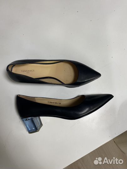 Туфли ложочки женские 38 39 размер черные