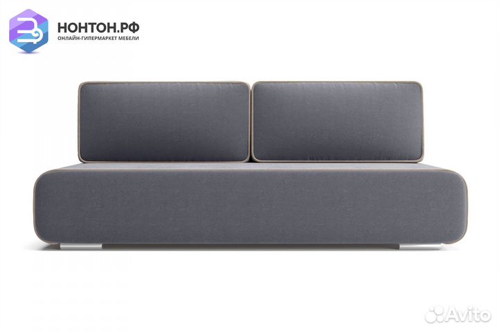 Диван еврокнижка Нео темно-серый