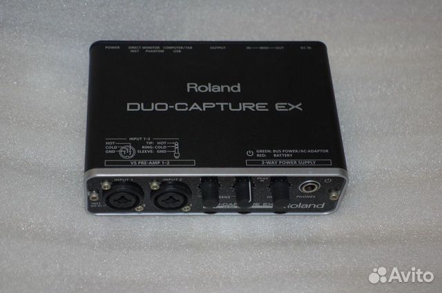 Звуковая карта roland duo capture