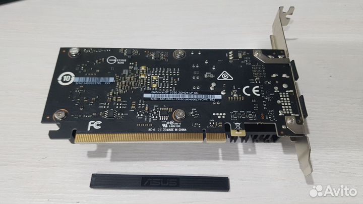 Видеокарта MSI GeForce GT 1030 2GHD4 LP