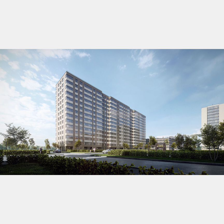 2-к. квартира, 63,1 м², 6/16 эт.