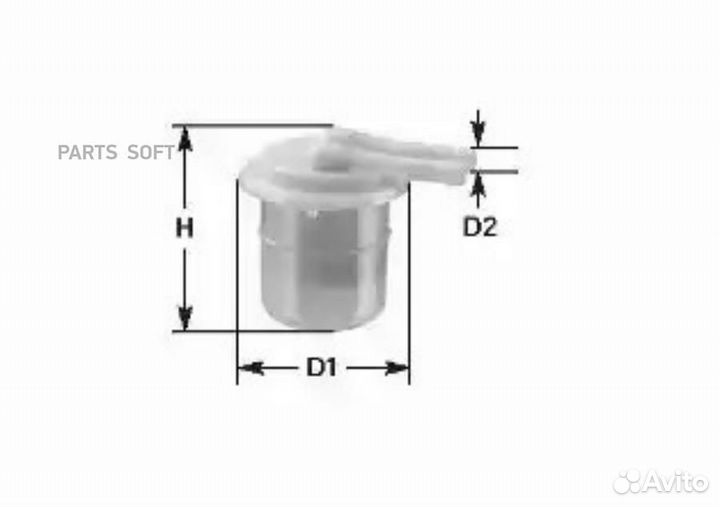 Clean filters mbna1512 Фильтр топл
