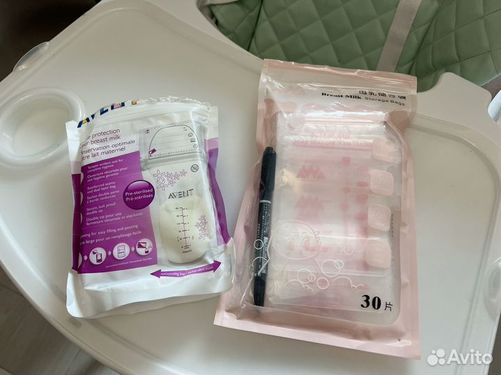 Пакеты для грудного молока