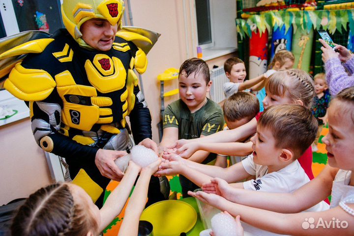 Супергеройская вечеринка с аниматорами