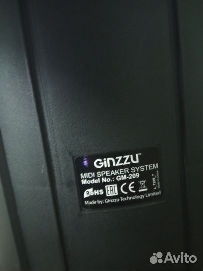 Bluetooth колонка ginzzu GM-209