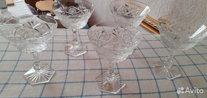 Креманки хрустальные времен СССР