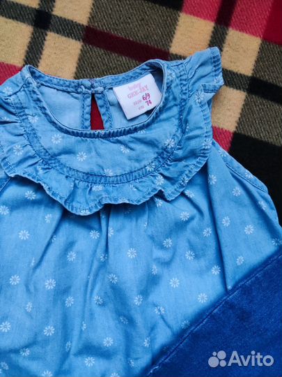 Платье для девочки 74