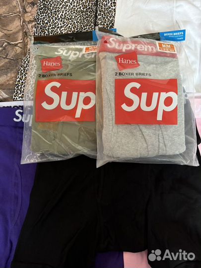 Трусы Supreme Hanes оригинал