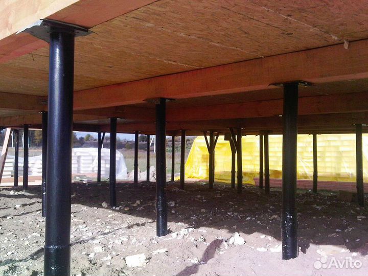 Винтовые сваи для фундамента