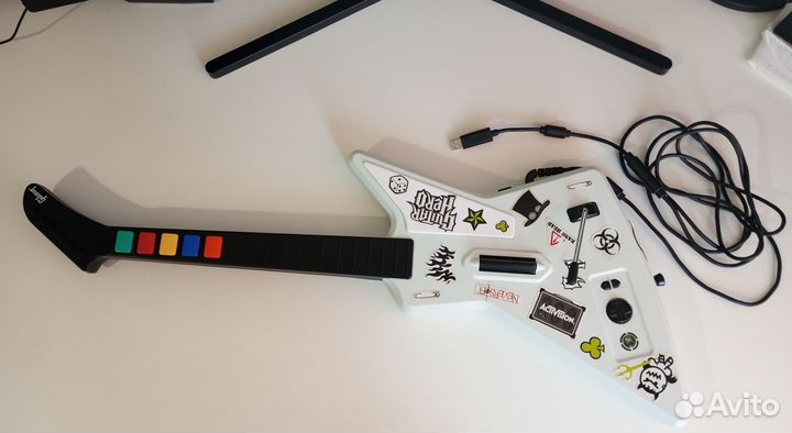 Гитара Guitar Hero Xbox 360, пк (USB)