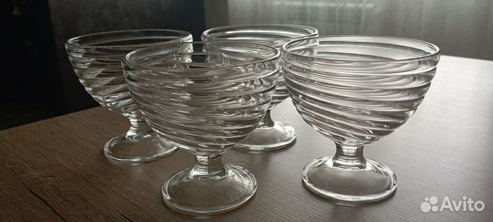 Креманки для мороженого стекло